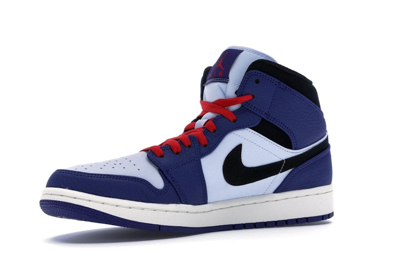 Jordan 1 Mid Deep Royal Blue Black