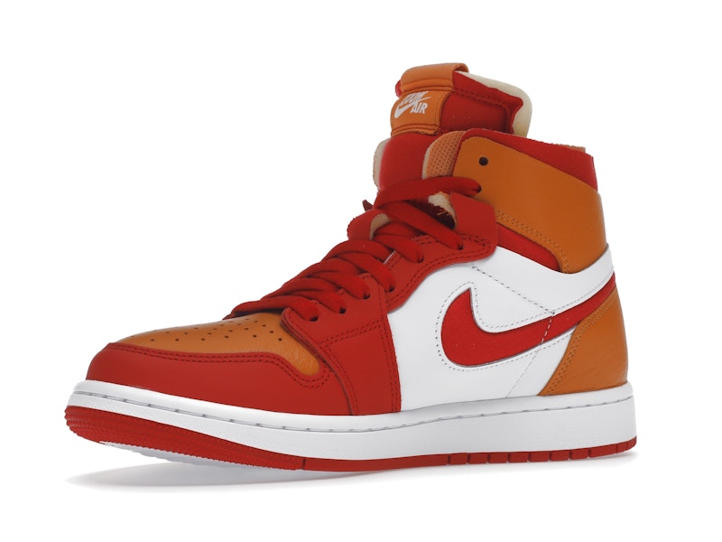 Jordan 1 High Zoom Air CMFT Fire Red Hot Curry (Women's)