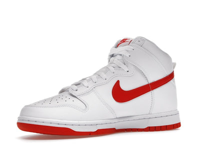 Nike Dunk High White Picante Red
