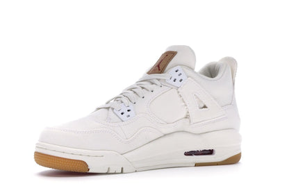 Jordan 4 Retro Levi's White (GS) (Blank Tag)
