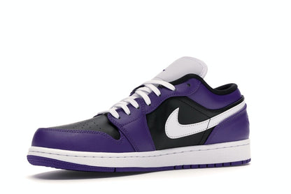Jordan 1 Low Court Purple Black