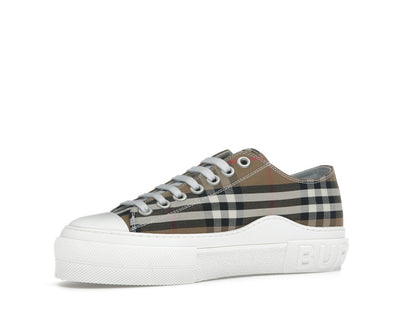 Burberry Low Top House Check Sneaker Taupe Brown (Women's)