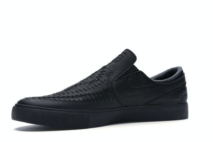 Nike SB Zoom Stefan Janoski Slip RM Crafted Woven Black
