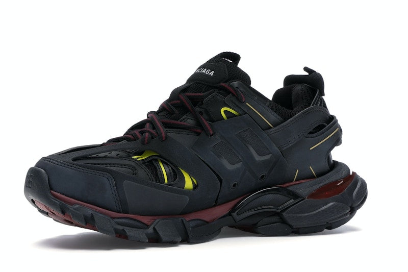Balenciaga Track Trainers Black Bordeaux