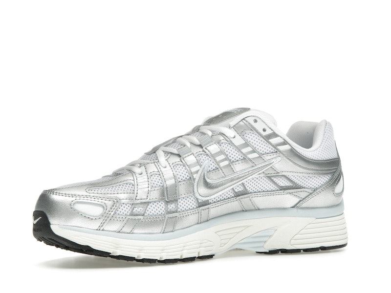 Nike P-6000 White Blue Tint Sail Metallic Silver (Women's)