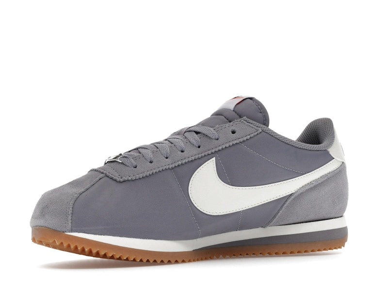 Nike Cortez Textile Cement Grey Gum Light Brown Safety Orange Sail (Women's)