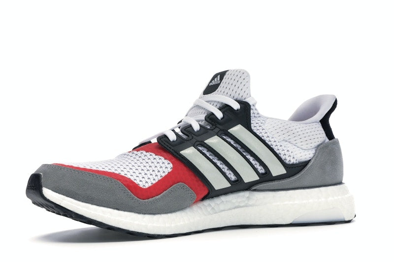 adidas Ultra Boost S&L White Grey Scarlet