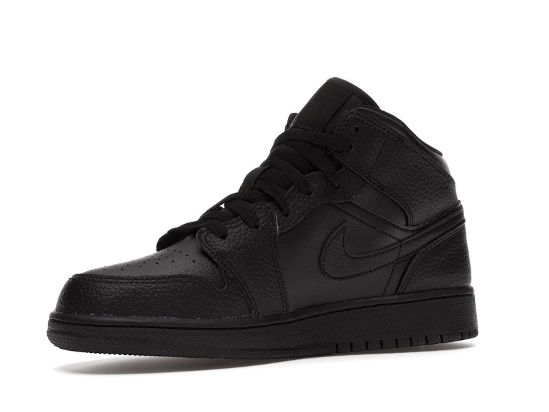 Jordan 1 Mid Black (GS)