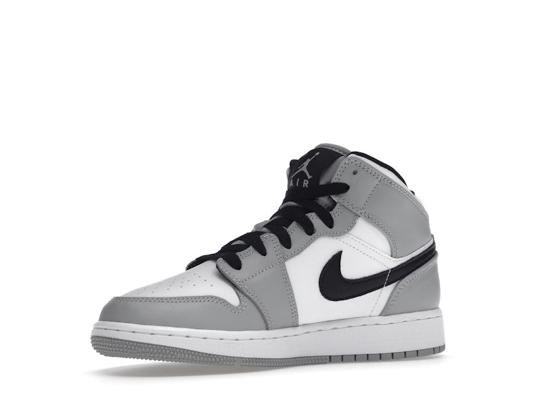 Jordan 1 Mid Light Smoke Grey (GS)
