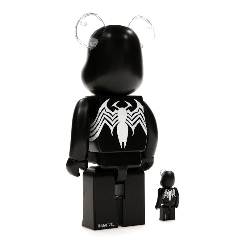 Bearbrick x Marvel Spider-Man Black Costume 100% & 400% Set