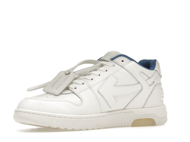 OFF-WHITE Out Of Office "OOO" Low Tops For Walking White White Dark Blue SS22