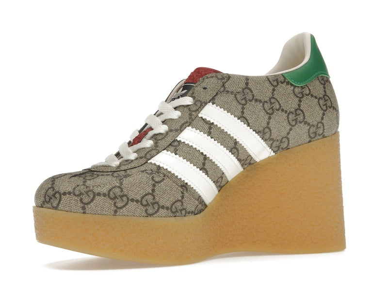 adidas x Gucci Gazelle Wedge Beige GG Monogram (Women's)