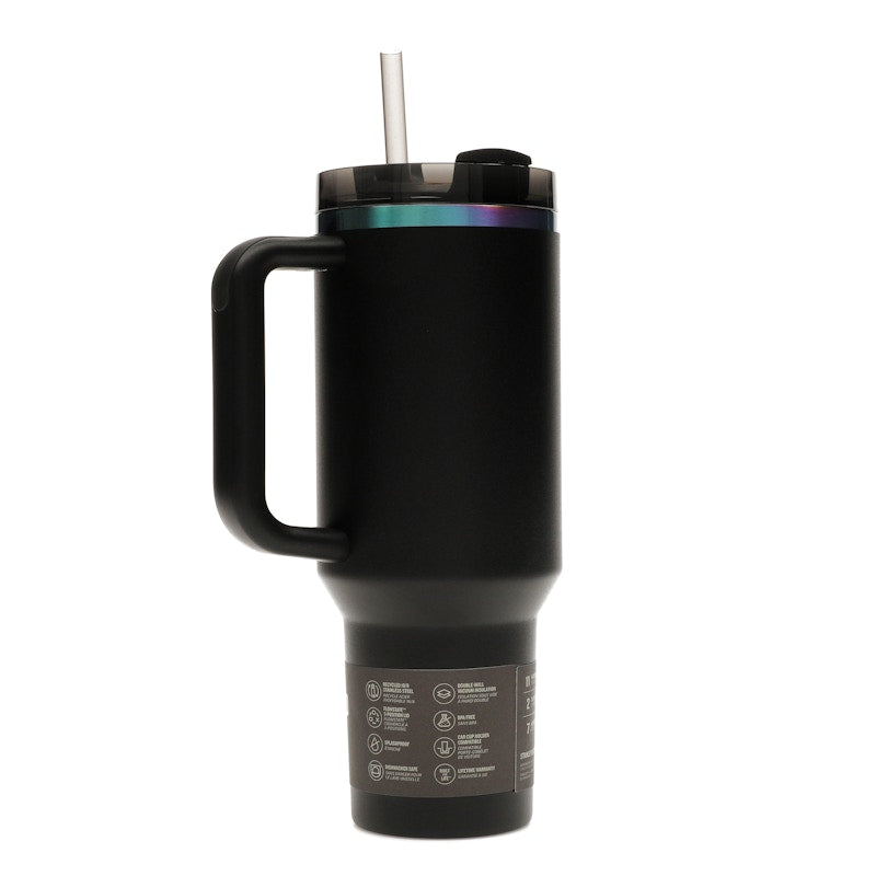 Stanley The Black Chroma Collection Flowstate Quencher 40oz Tumbler Black Chroma