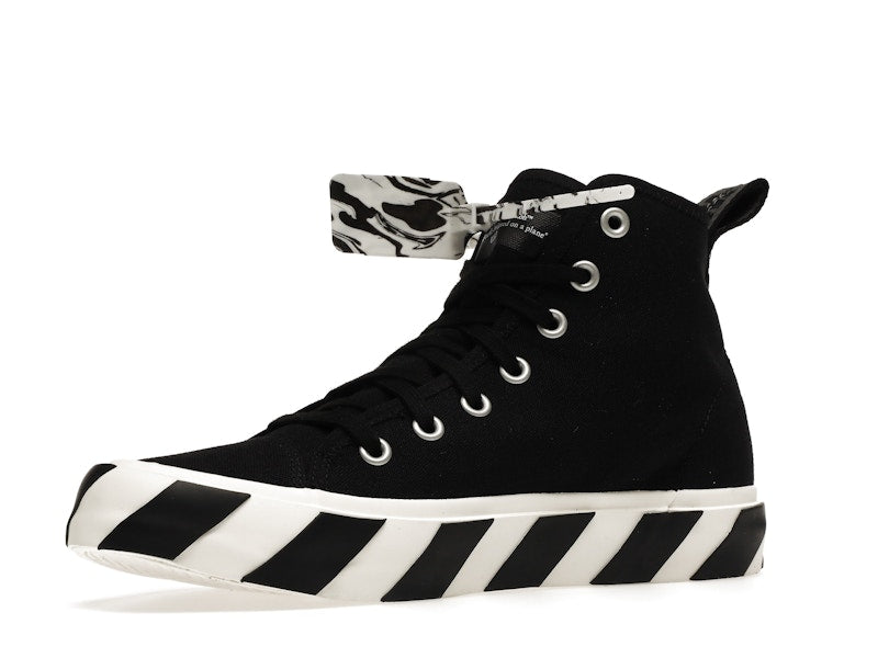 OFF-WHITE Vulcanized Mid Top Black White