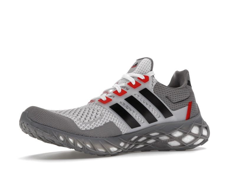 adidas Ultra Boost Web DNA Grey Vivid Red