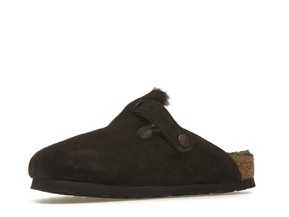 Birkenstock Boston Shearling Suede Mocha