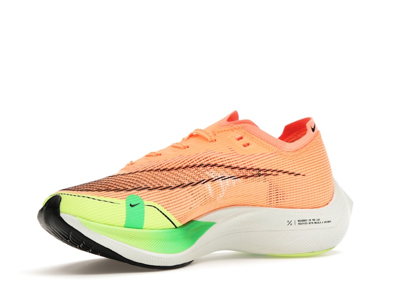 Nike ZoomX Vaporfly Next% 2 Peach Cream Green Shock (Women's)