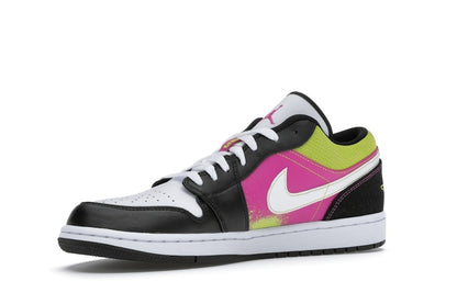 Jordan 1 Low Black Active Fuchsia Cyber