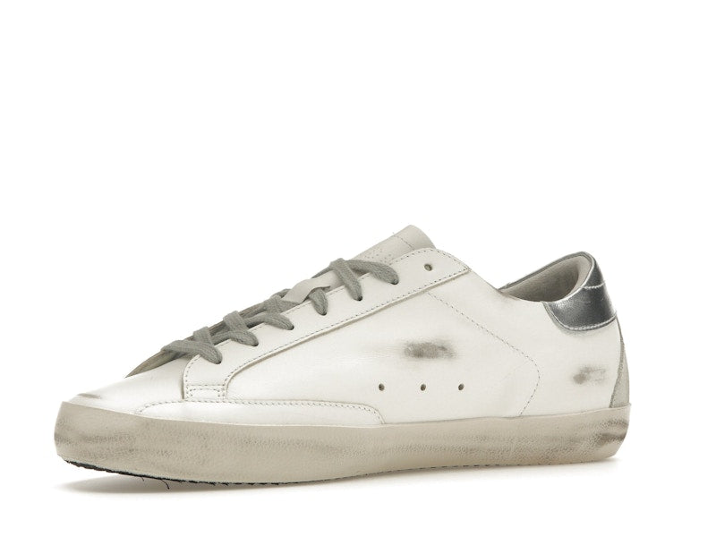 Golden Goose Super-Star White Silver