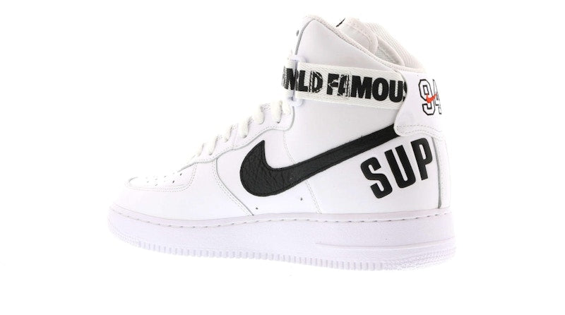 Nike Air Force 1 High Supreme World Famous White