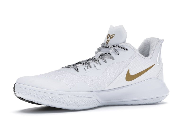 Nike Mamba Fury White Metallic Gold