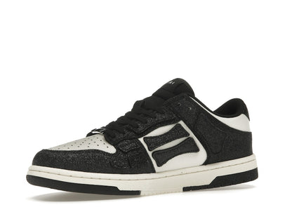 AMIRI Skel Top Low Shimmer Black White