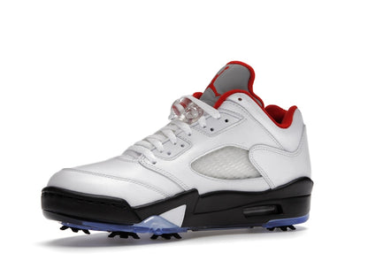 Jordan 5 Retro Low Golf Fire Red (Silver Tongue)