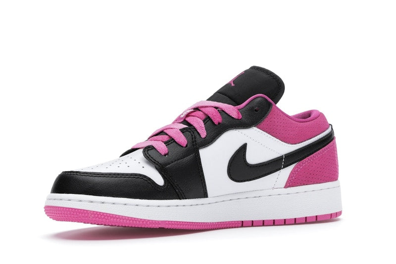Jordan 1 Low Black Active Fuchsia (GS)