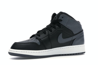 Jordan 1 Mid Black Dark Grey (GS)