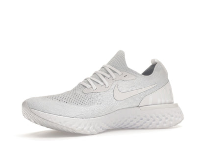 Nike Epic React Flyknit True White