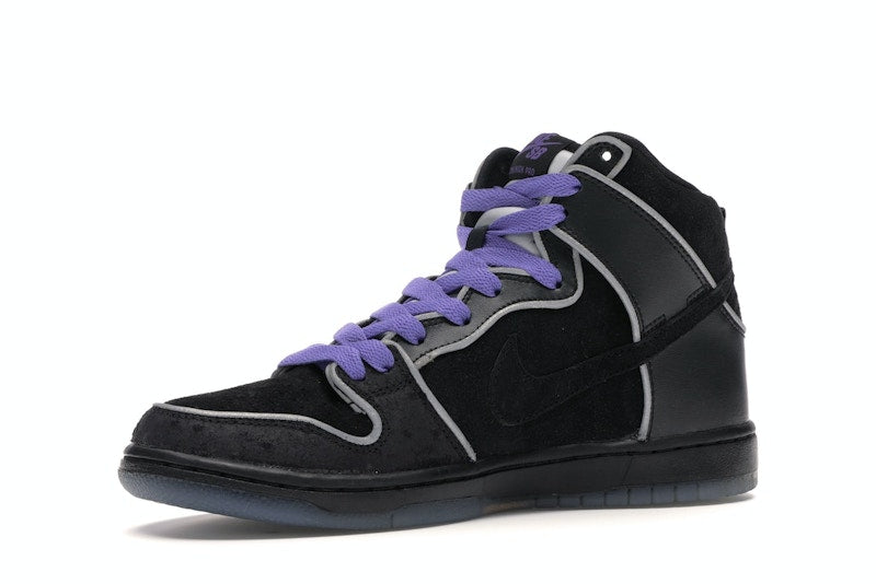 Nike SB Dunk High Black Purple Box