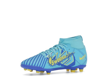 Nike Mercurial Superfly 9 Club KM FG/MG Baltic Blue White (GS)