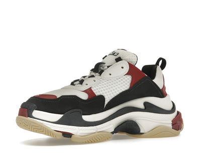 Balenciaga Triple S White Black Crimson
