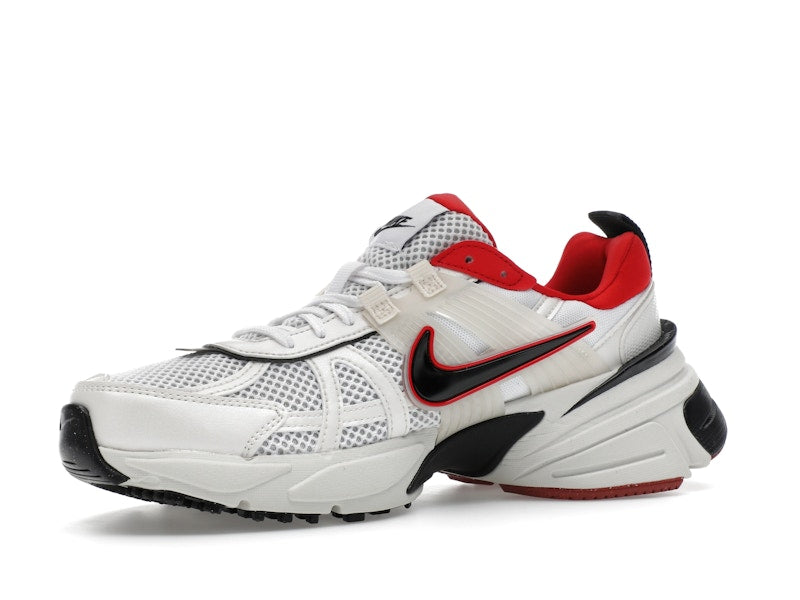 Nike V2K Run Metallic White University Red