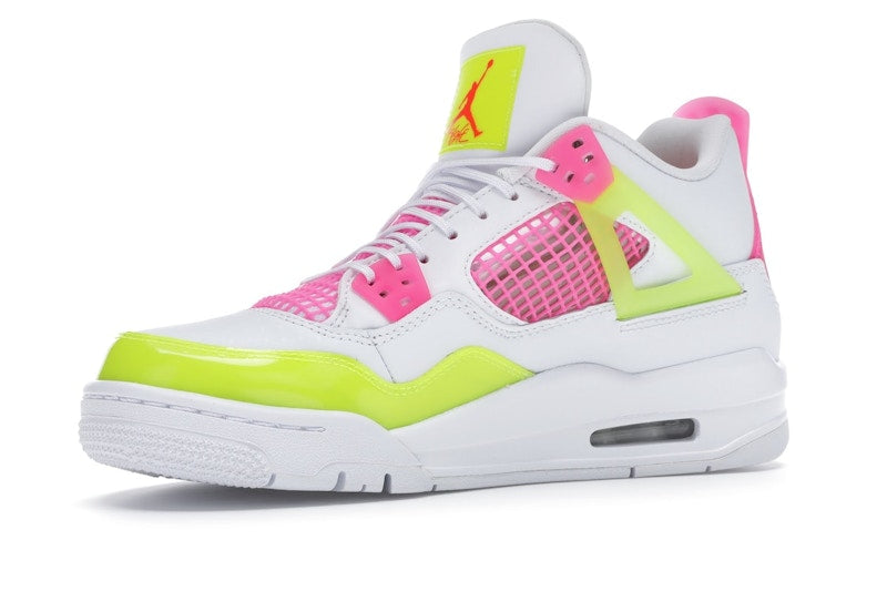 Jordan 4 Retro White Lemon Pink (GS)