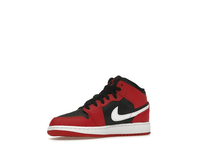 Jordan 1 Mid Gym Red Black White (GS)