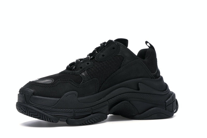 Balenciaga Triple S Triple Black (2018) Reissue Nondistressed (Women's)