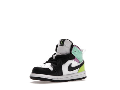 Jordan 1 Mid Pastel Black Toe (TD)