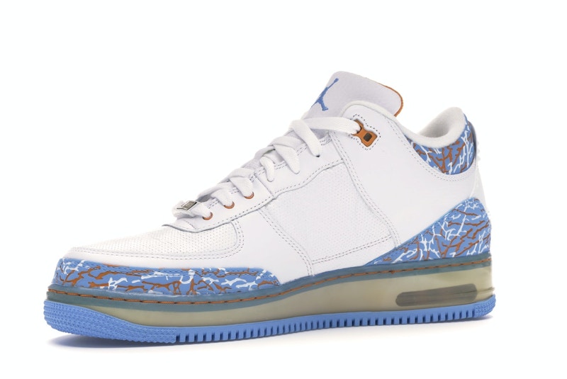 Jordan AJF 3 White University Blue Sunset