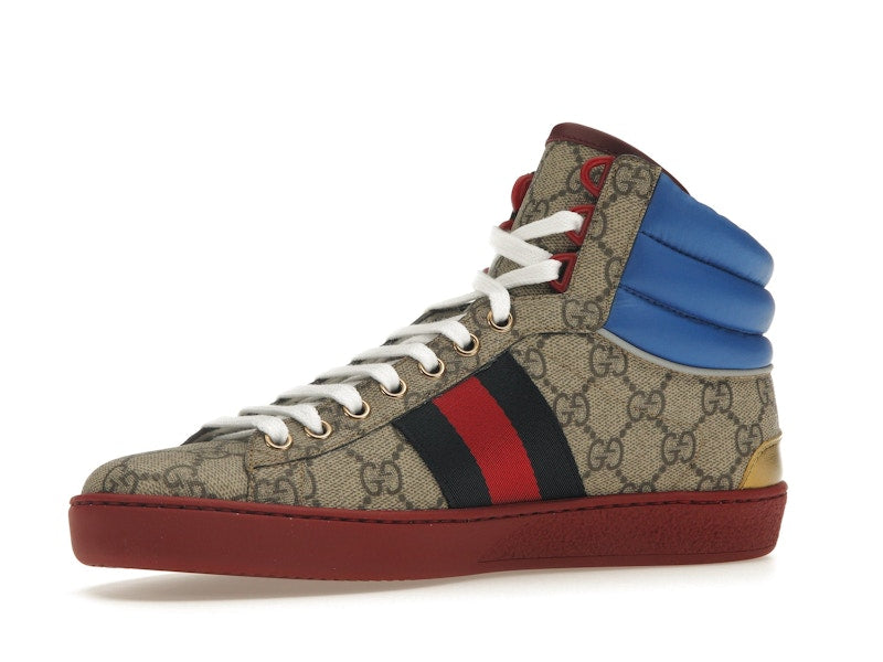 Gucci Ace GG High Top Beige Ebony