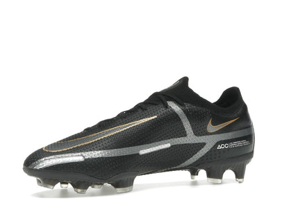Nike Phantom GT2 Elite FG Black Metallic Dark Grey Metallic Gold