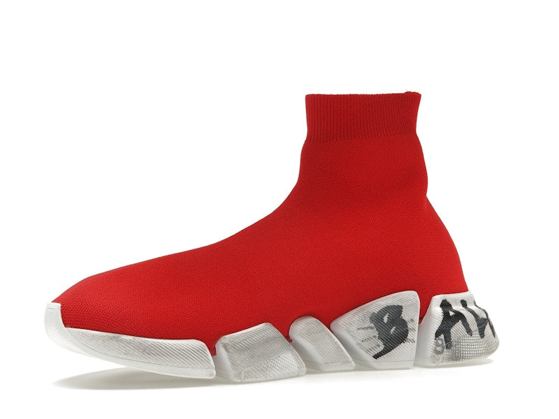 Balenciaga Speed 2.0 Graffiti Red White