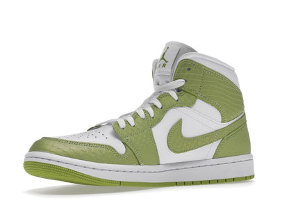 Jordan 1 Mid Green Python (Women's)