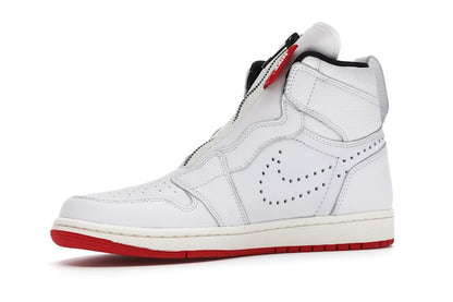 Jordan 1 Retro High Zip White University Red