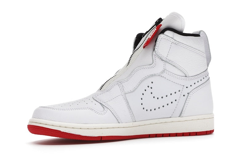 Jordan 1 Retro High Zip White University Red