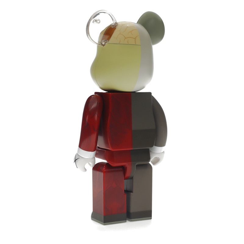 KAWS Bearbrick Dissected 400% Brown
