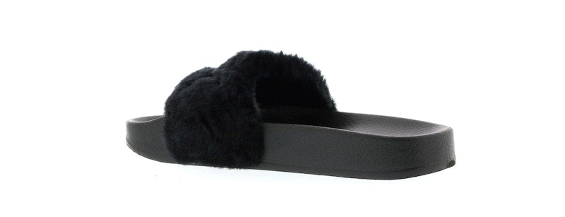 Puma Fur Slide Fur Slide Black (Women's)