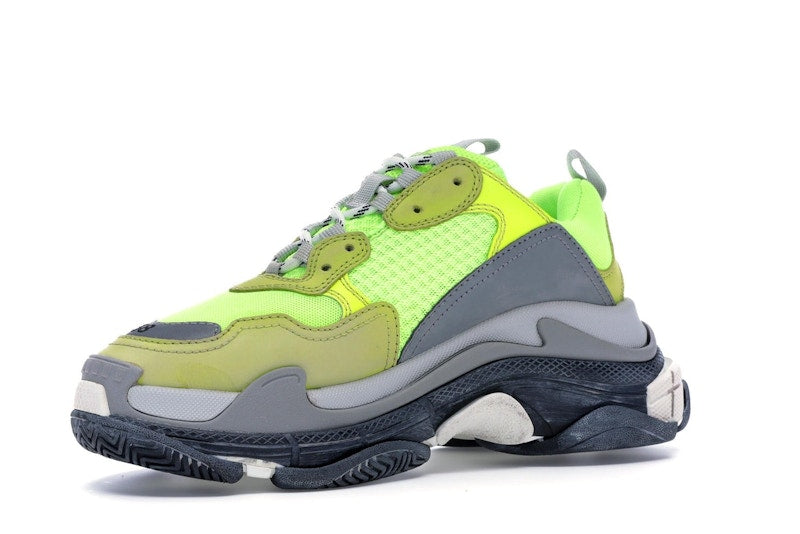 Balenciaga Triple S Neon Yellow (2018 Reissue)