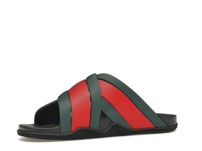 Gucci Web Slide Black Rubber