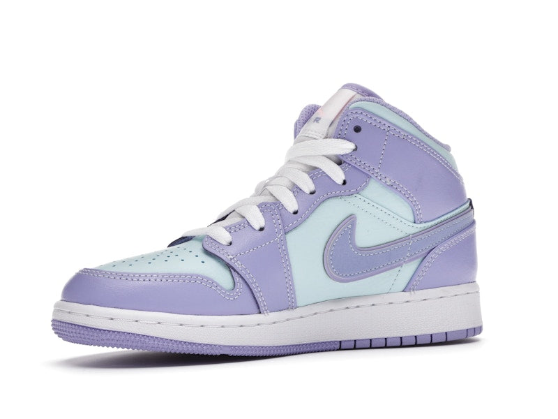 Jordan 1 Mid Purple Aqua (GS)